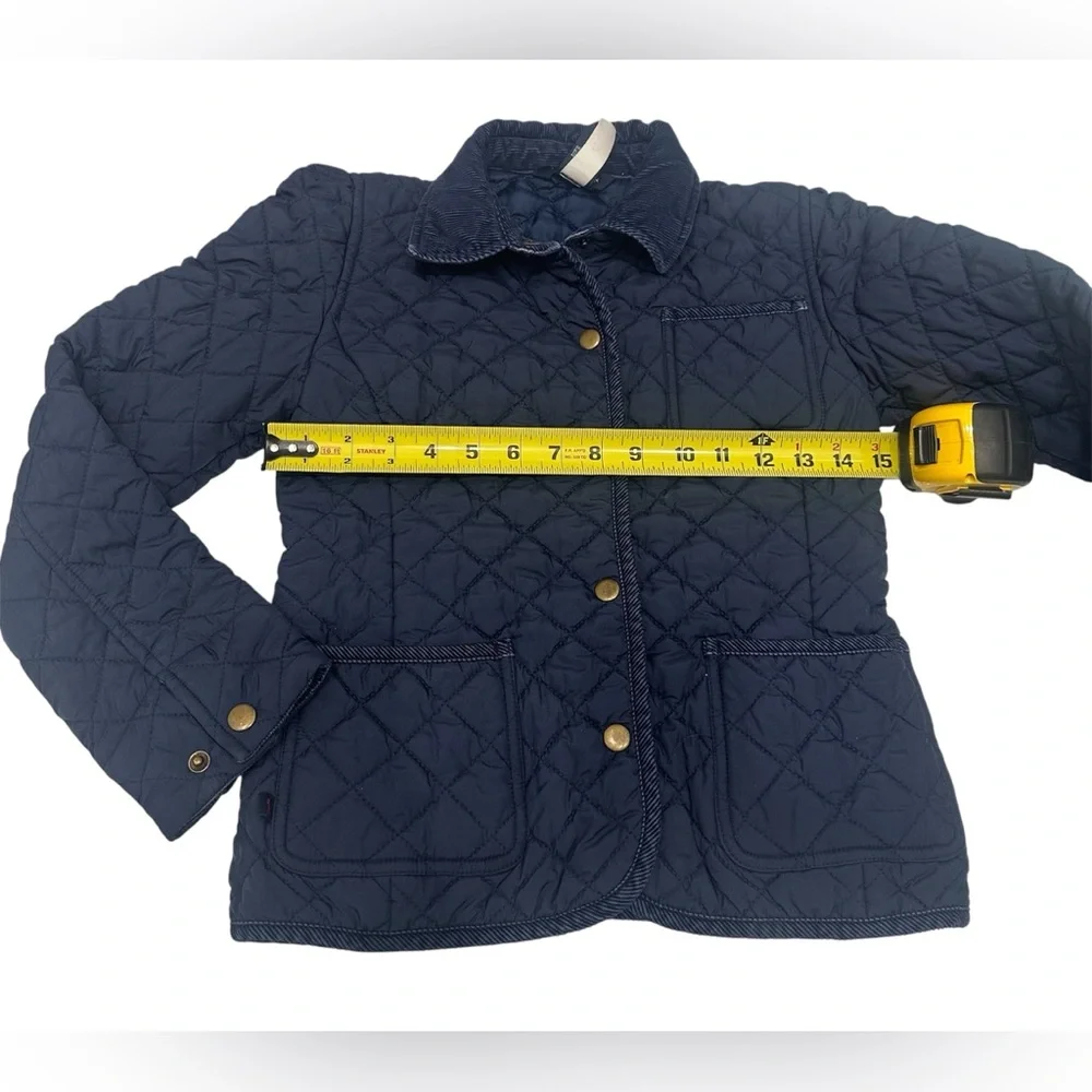 Ralph Lauren Boy Guilted Jacket Snaps‎ Blue Size L 12/14